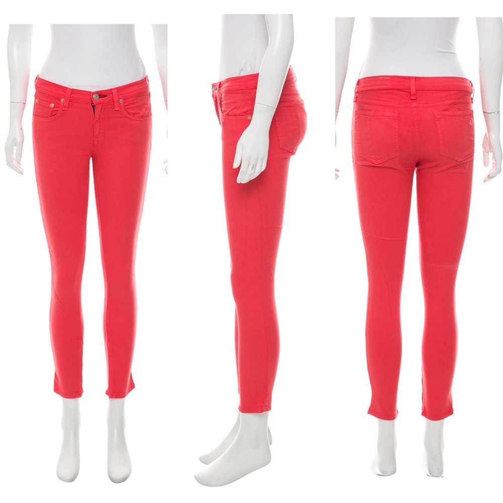 Rag & Bone zipper Capri Mid Rise Skinny Jean